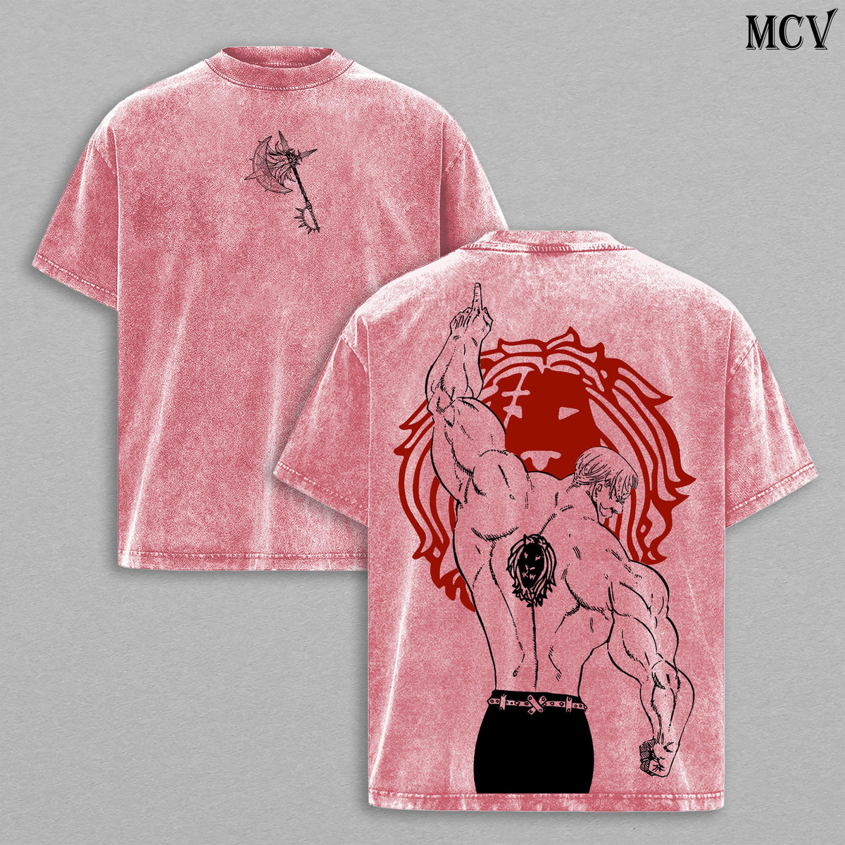 Escanor The Seven Deadly Sins Anime Vintage Washed Tee