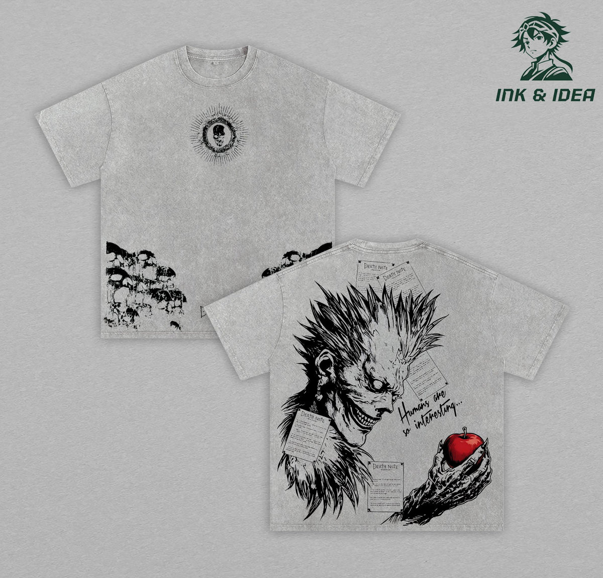 Ryuk Death Note Shinigami Anime Vintage Washed Tee