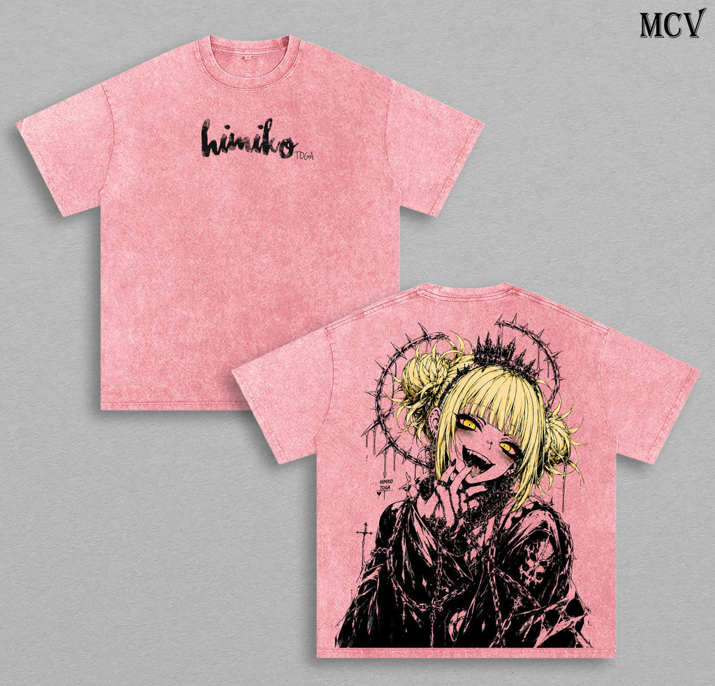 Himiko Toga My Hero Academia Anime Vintage Washed Tee