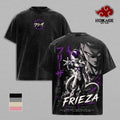 Frieza DBZ Back Print Anime Vintage Washed Tee