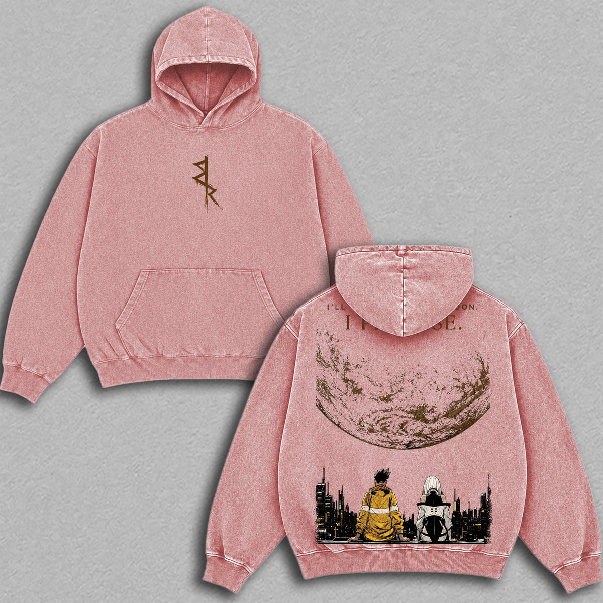 David Martinez Lucy Cyberpunk Edgerunners Hoodie - Pink