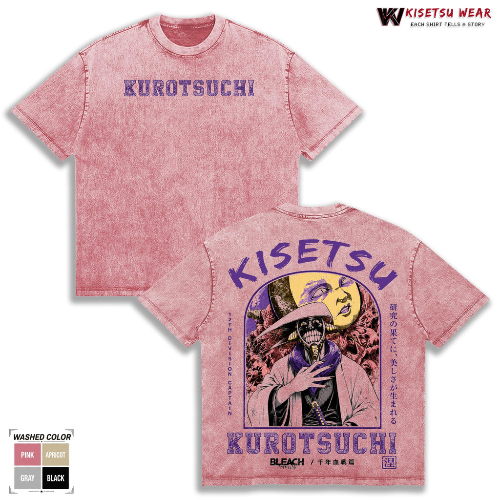 Mayuri Kurotsuchi Bleach TYBW Anime Vintage Washed Tee