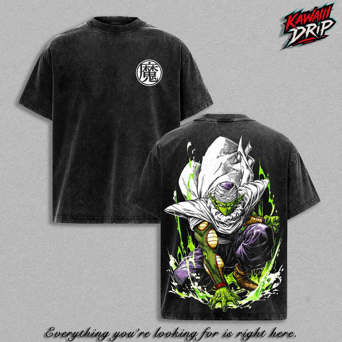 Piccoloo DBZ Anime Vintage Washed Tee