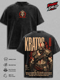 Kratos God of War Ragnarök Vintage Washed Tee