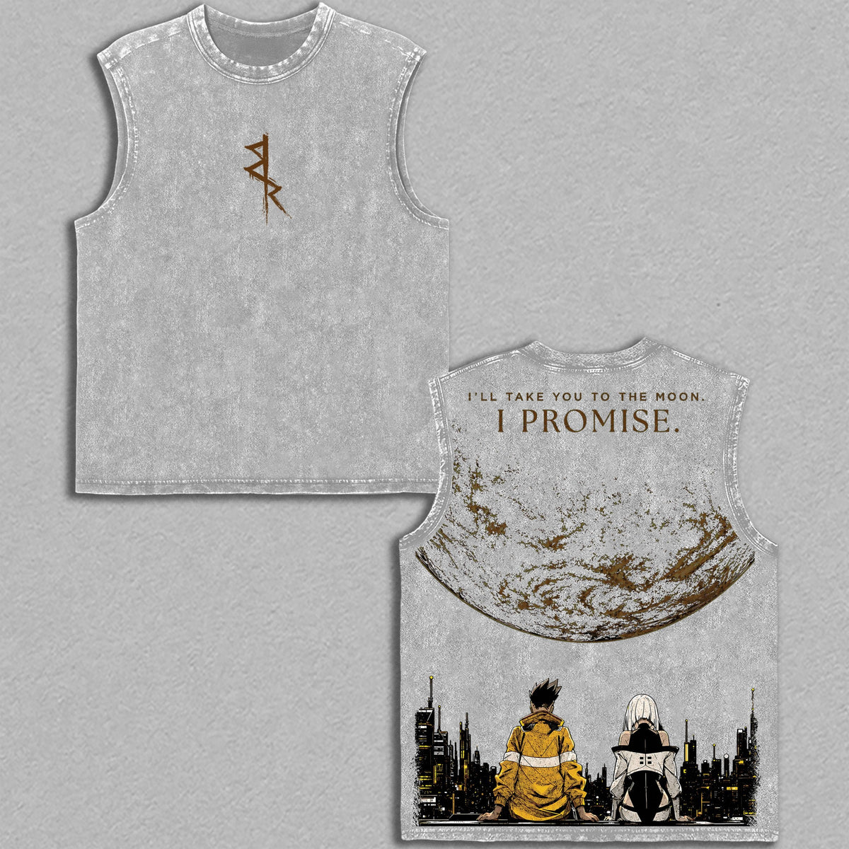 David Martinez Lucy Cyberpunk Edgerunners Tanktop - Gray