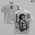 Eren Yeager Attack on Titan Gothic Tattoo Anime Vintage Washed Tee