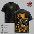 Soul Eater Evans Maka Albarn Vintage Washed T-Shirt Anime Graphic Tee Meister Weapon Streetwear Oversized Shirt Gift for Soul Eater Fans