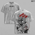 Johnny Joestar x Gyro Zeppeli Steel Ball Run Anime Vintage Washed Tee