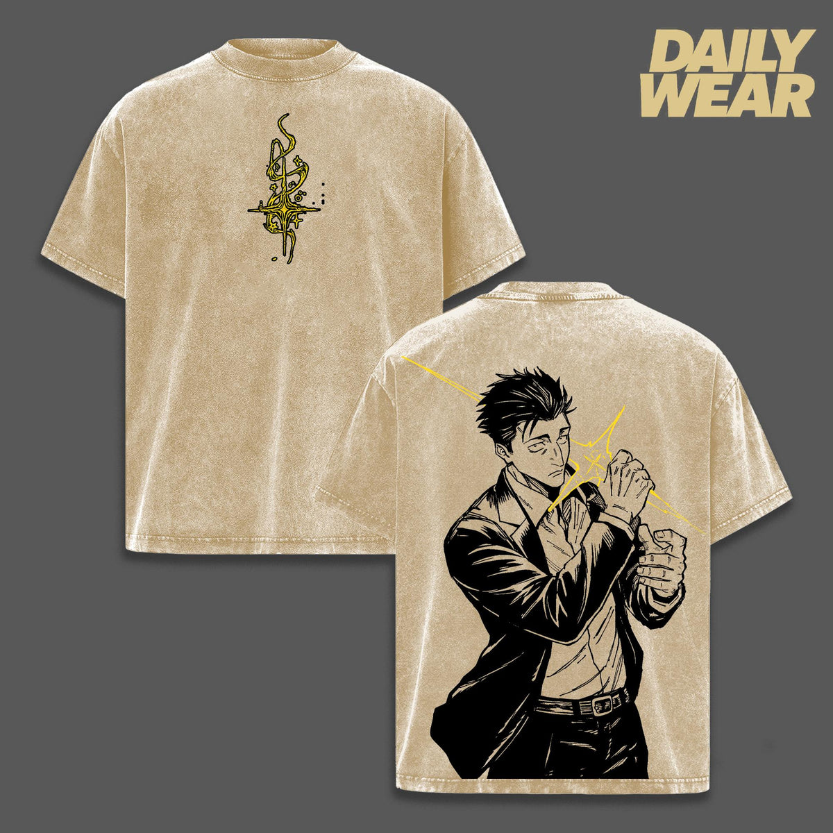 Hiromi Higuruma Courtroom Domain Sorcerer Anime Vintage Washed Tee
