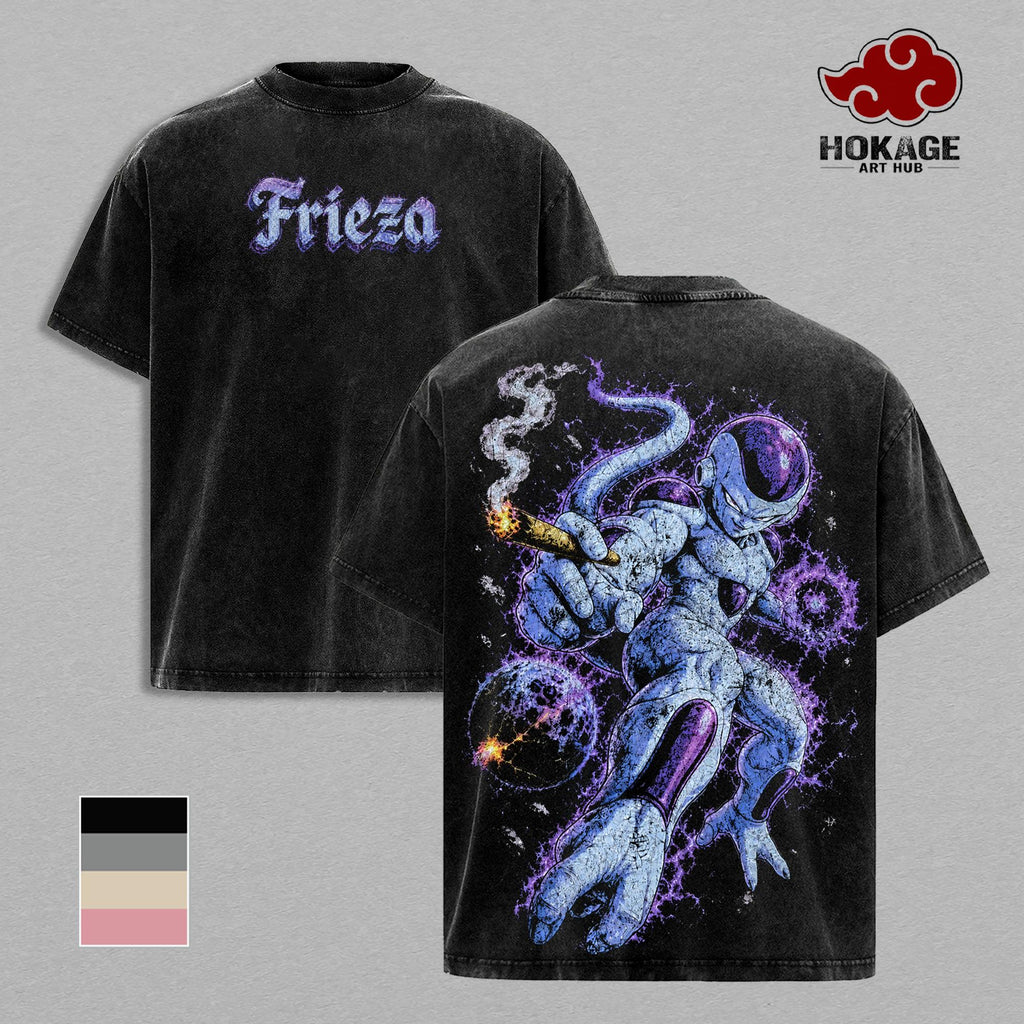 Frieza Final Form DBZ Anime Vintage Washed Tee
