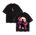Tanjiro Demon Slayer Anime Washed T-Shirt
