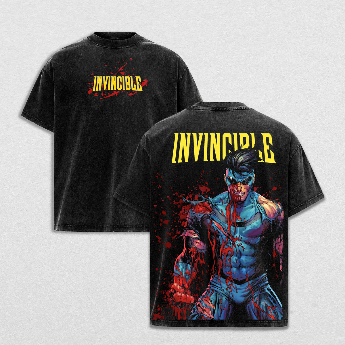 Mark Grayson Invincible Tshirt Washed, Invincible Comics Tshirt, Mark Grayson Tee
