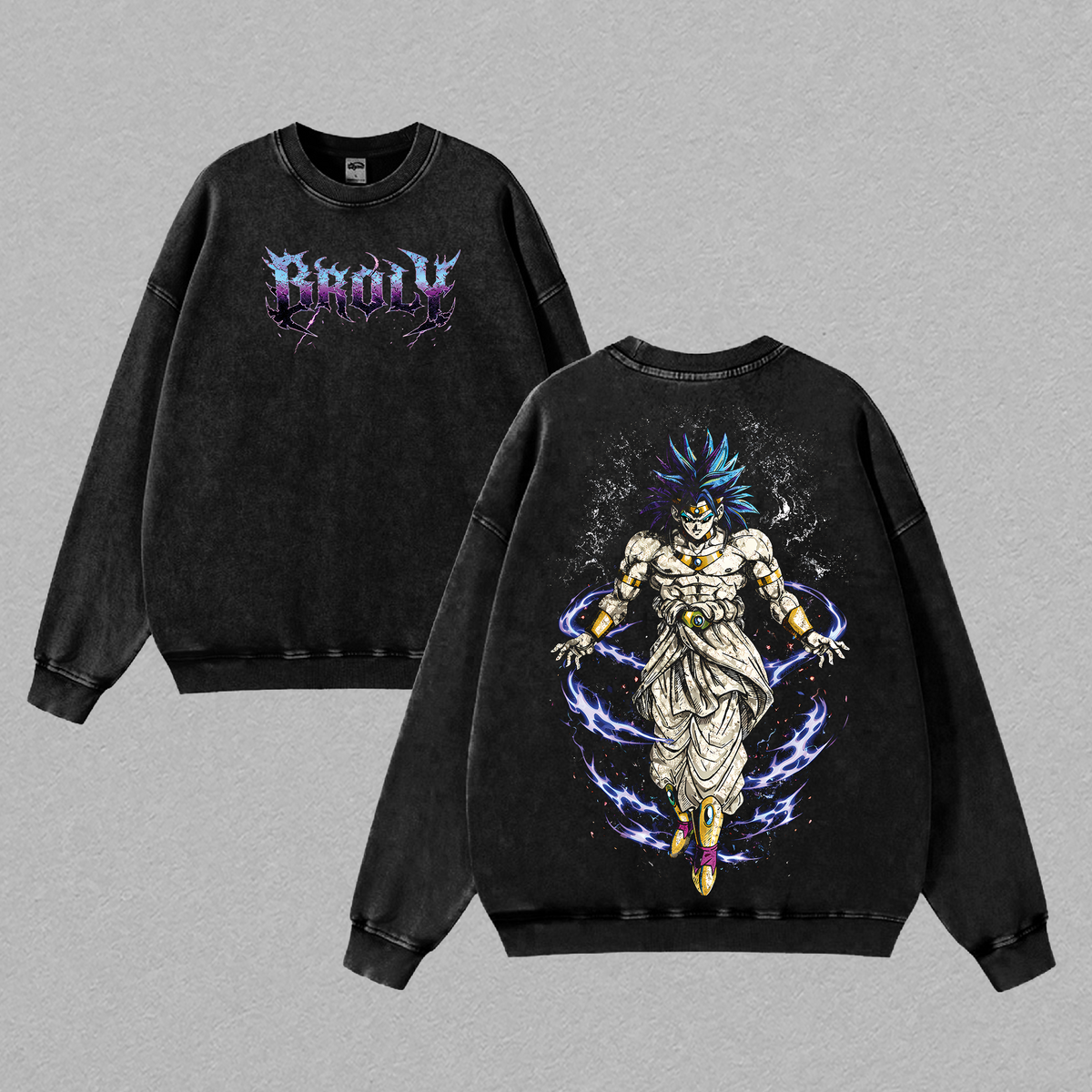 Broly DBZ Legendary Super Saiyan Anime Vintage Washed Tee