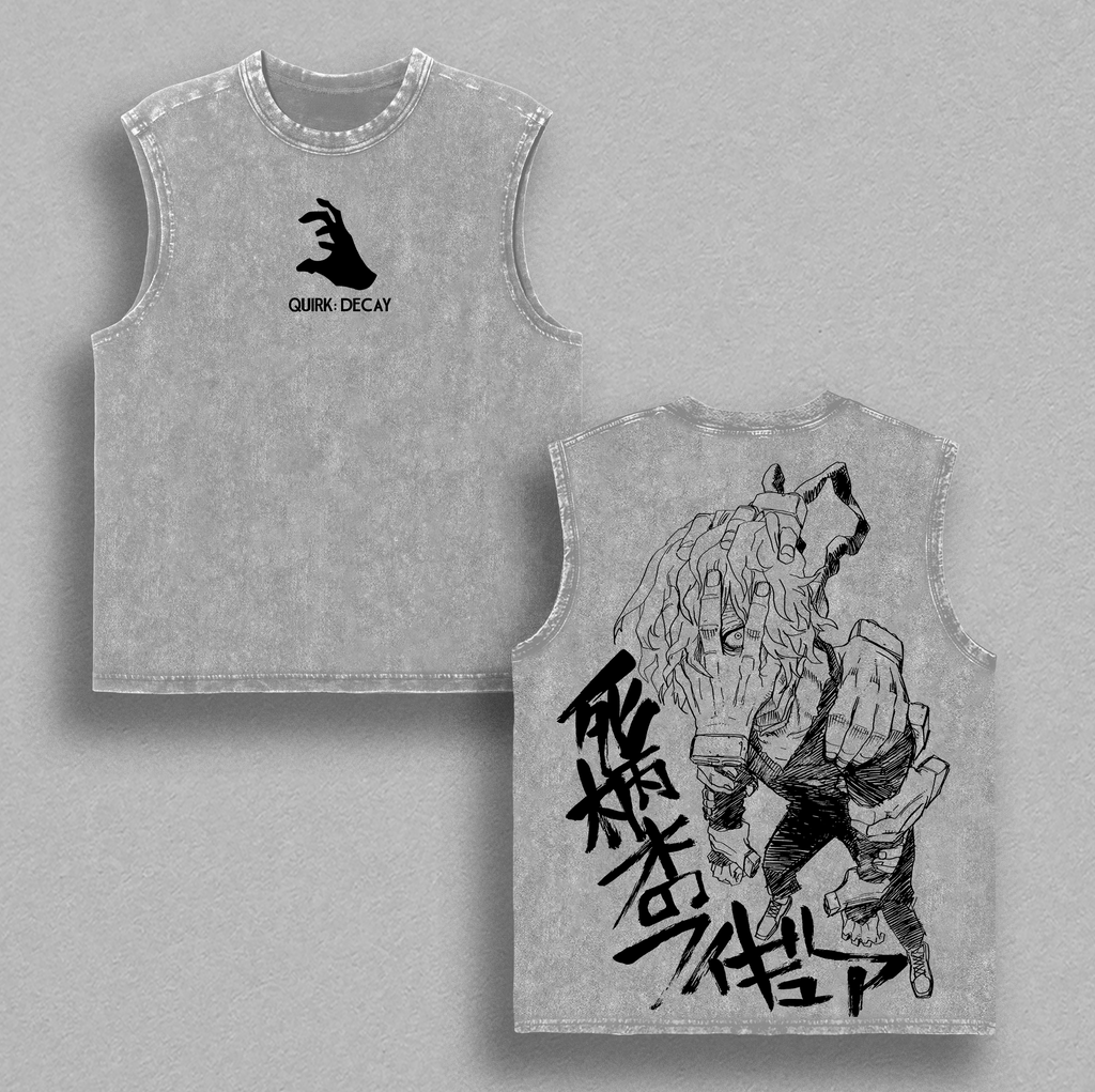 Shigaraki Tomura My Hero Academia Anime Vintage Washed Tee