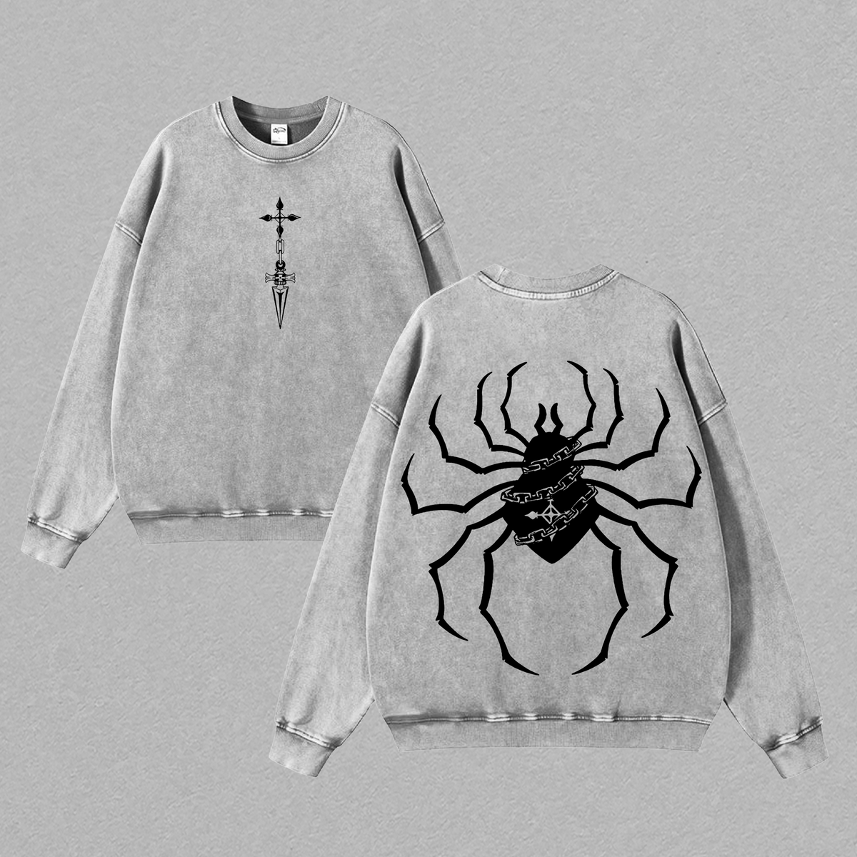 Phantom Troupe Spider Emblem Hunter x Hunter Anime Vintage Washed Tee