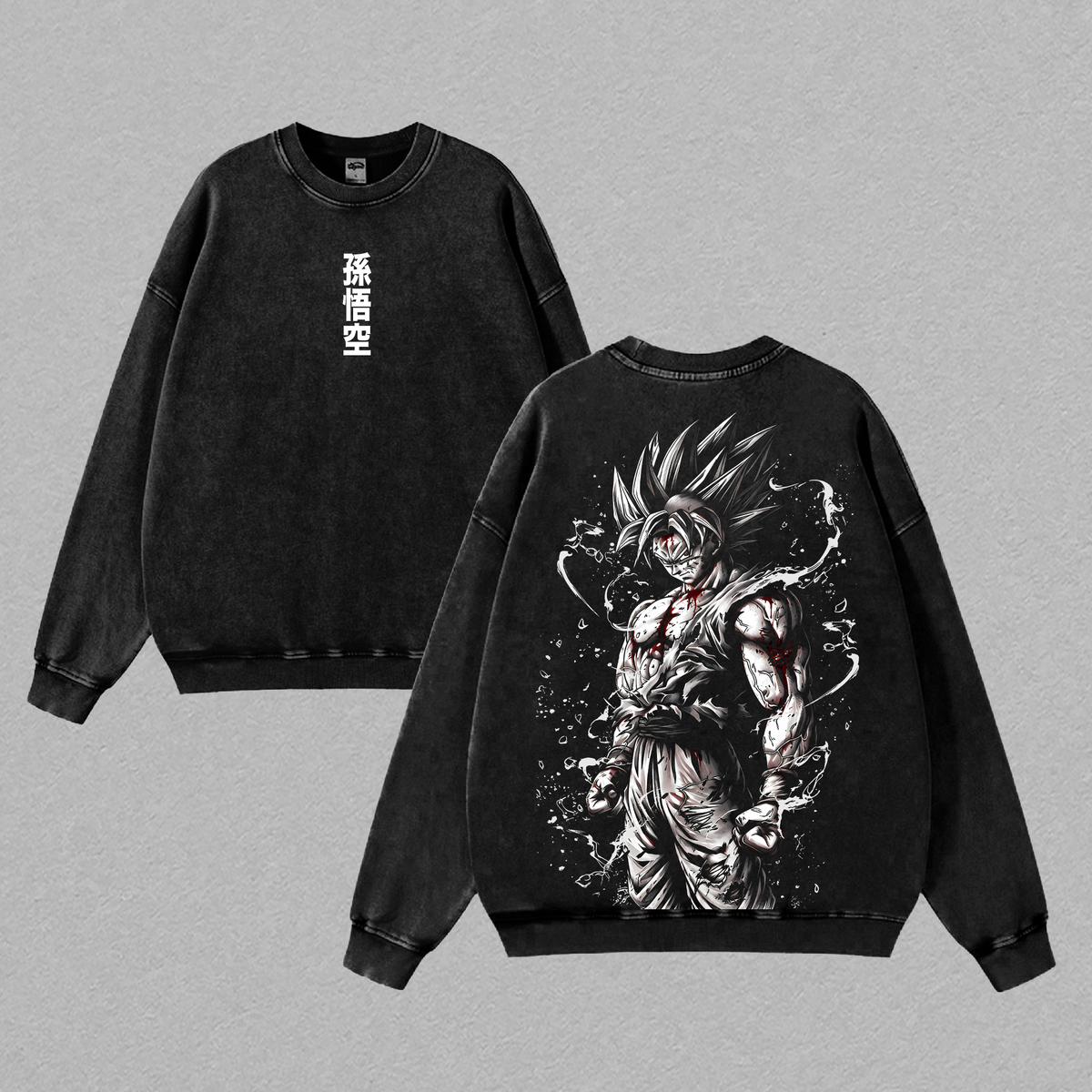 Ultra Instinct Kakarot Saiyan Warrior Anime Vintage Washed Tee