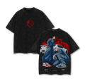 Gojo Satoru x Geto Suguru T Shirt Jujutsu Kaisen Anime Vintage Washed Oversized Streetwear Graphic Tee Car Inspired Design Heavy Cotton Shirt for Fans