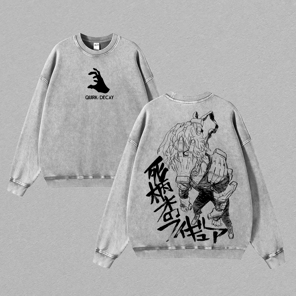 Shigaraki Tomura My Hero Academia Anime Vintage Washed Tee