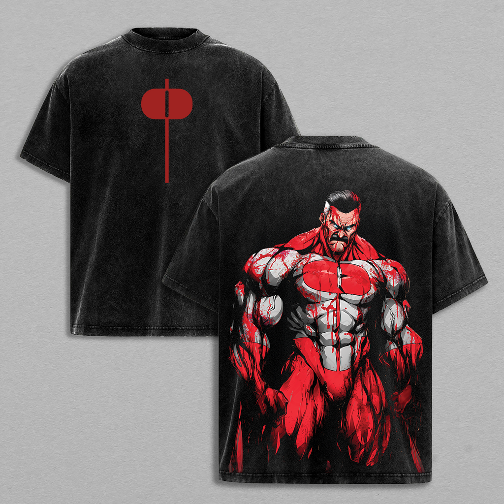 Omni Man Invincible Retro Vintage Washed Tee