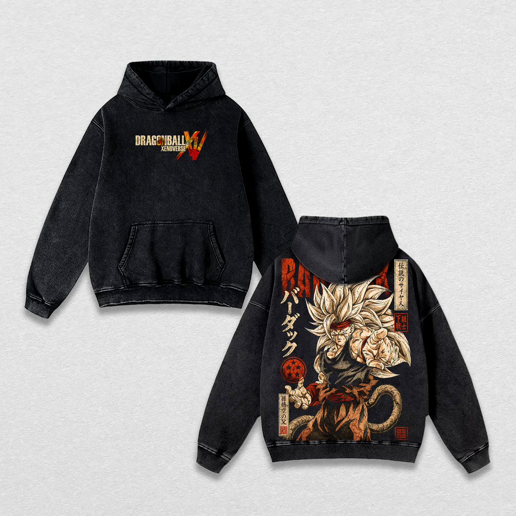 Bardock DBZ Anime Vintage Washed Tee