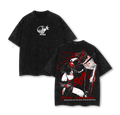 Reze vs Denji Tee – Chainsaw Man Anime Battle Vintage Oversized Washed Heavy Cotton T-Shirt
