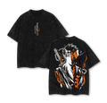Ichigo Kurosaki Oversized Vintage Washed T-Shirt – Bleach Anime Graphic Tee