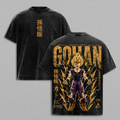 Son Gohan Super Saiyan 2 Dragon Ball Z Anime Vintage Washed Tee
