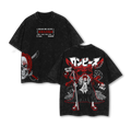 Red-Haired Shanks Oversized Tee, Washed Vintage One Piece T-Shirt