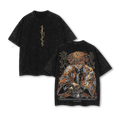 Zenitsu Agatsuma T-Shirt - Demon Slayer t-shirt Menswear Anime Double Printed Oversize Lightweight Acid Washed Tee