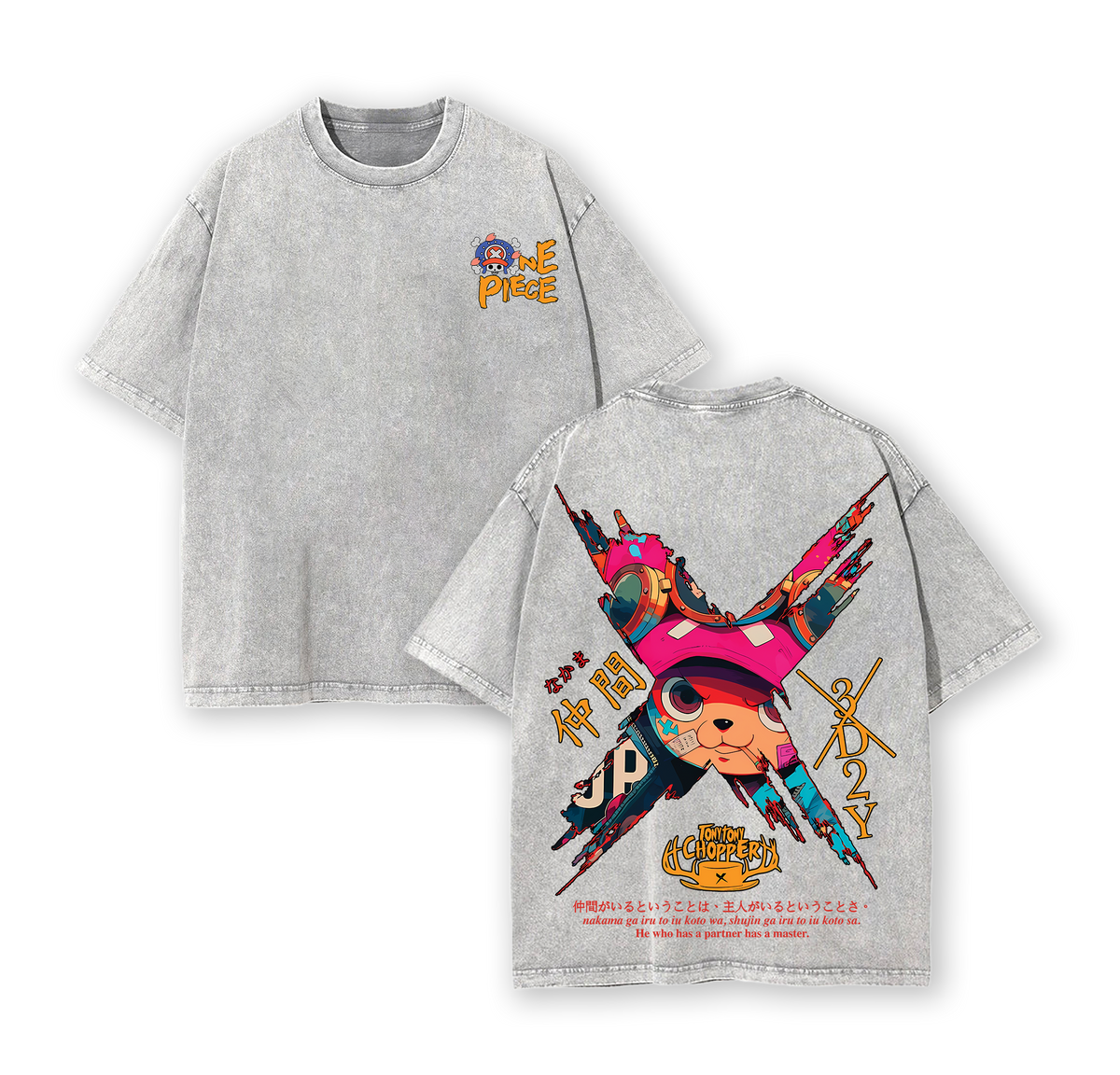 Tony Chopper - One Piece Vintage Washed Tee 90s