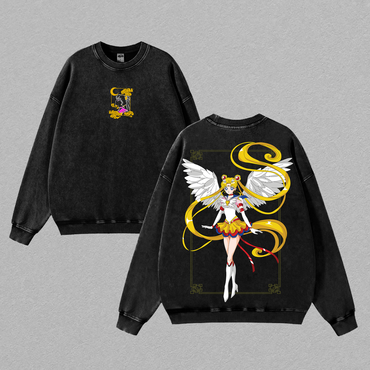 Sailor Moon Anime Vintage Washed Graphic Tee
