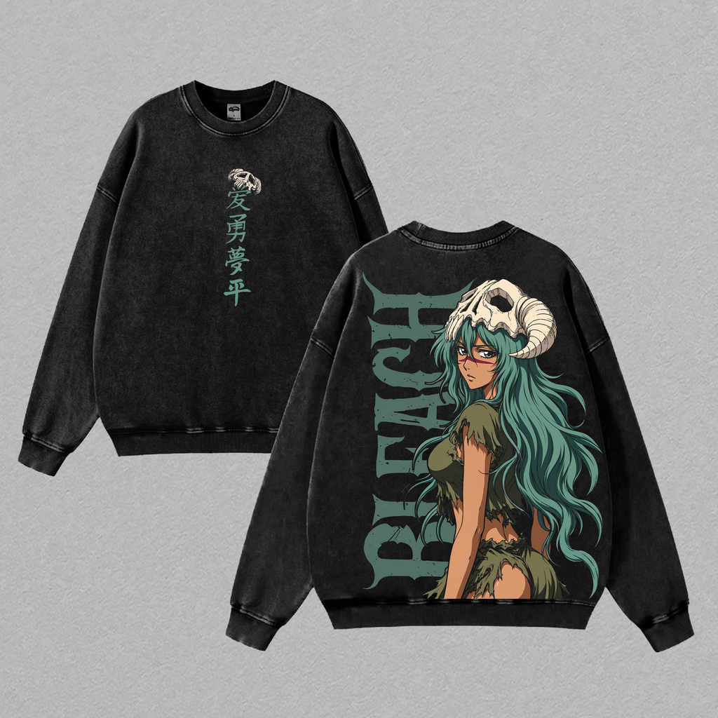 Nelliel Tu Odelschwanck Bleach Anime Vintage Washed Tee