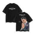 Charlie Kirk Memorial 1993-2025 Washed T-Shirt