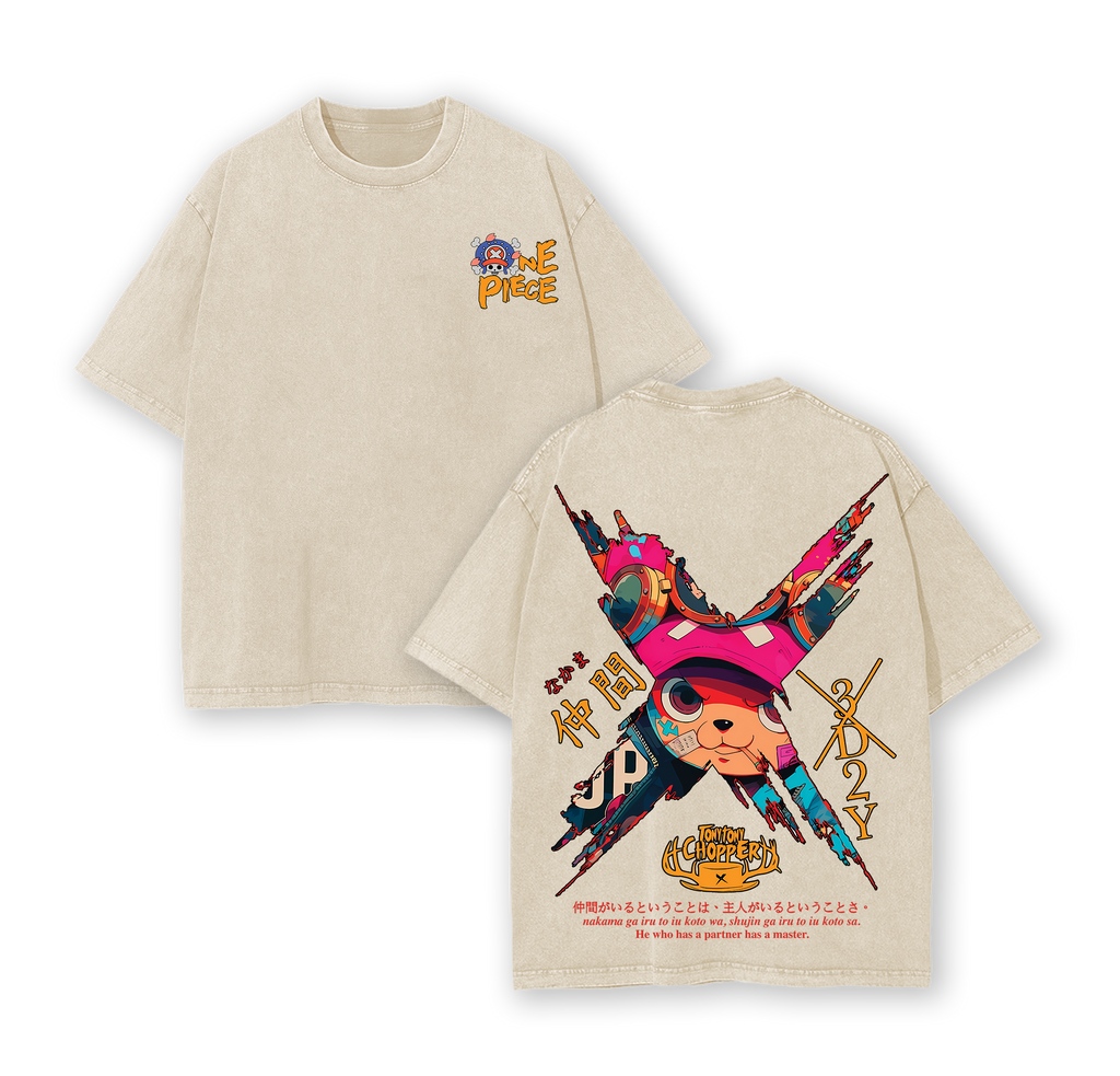 Tony Chopper - One Piece Vintage Washed Tee 90s