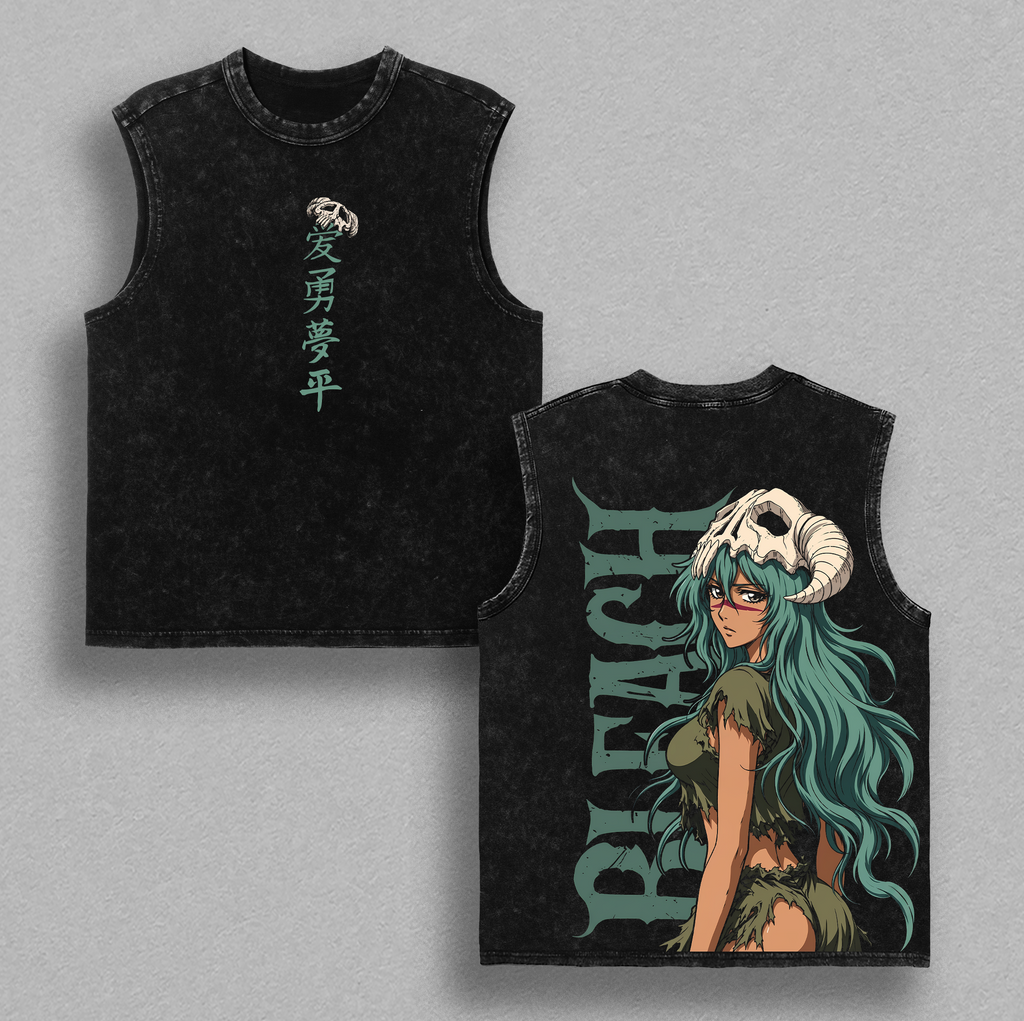 Nelliel Tu Odelschwanck Bleach Anime Vintage Washed Tee