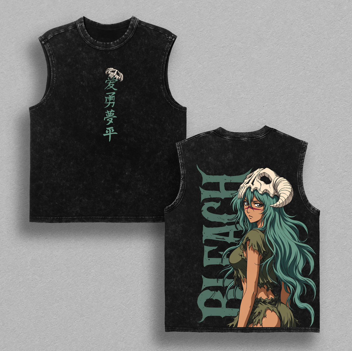 Nelliel Tu Odelschwanck Bleach Anime Vintage Washed Tee