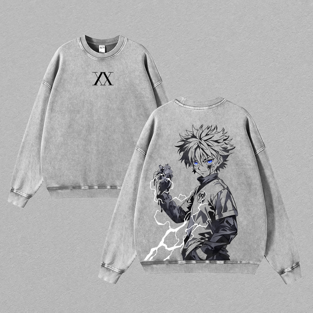 KILLUA Hunter X Hunter Anime Vintage Washed Tee