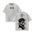 Akaza Upper Rank 3 Graphic Tee, Vintage Washed Oversized Shirt, Manga Villain Demon Slayer Cotton T-Shirt MCV Tee