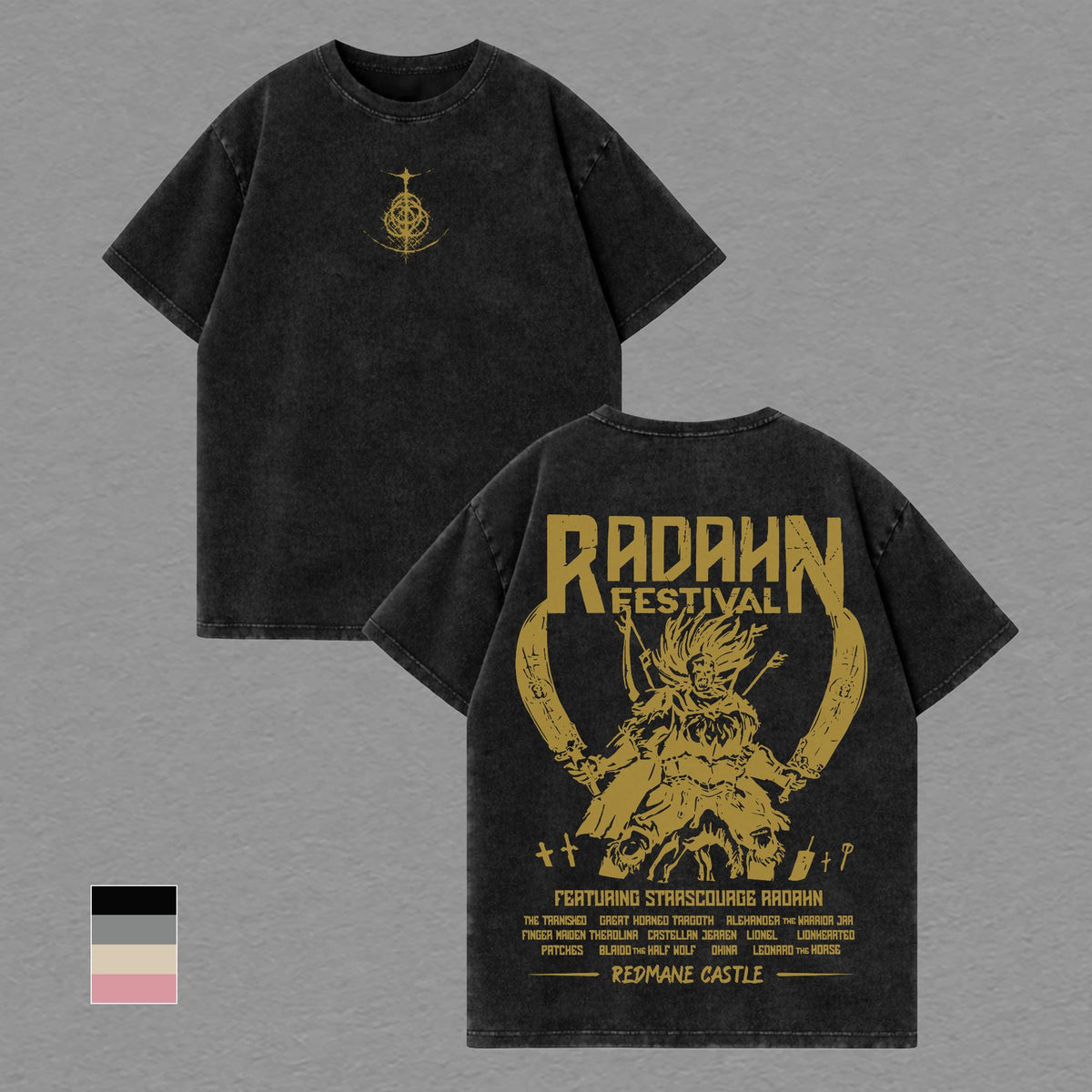 Starscourge Radahn Festival Elden Ring Vintage Washed Tee