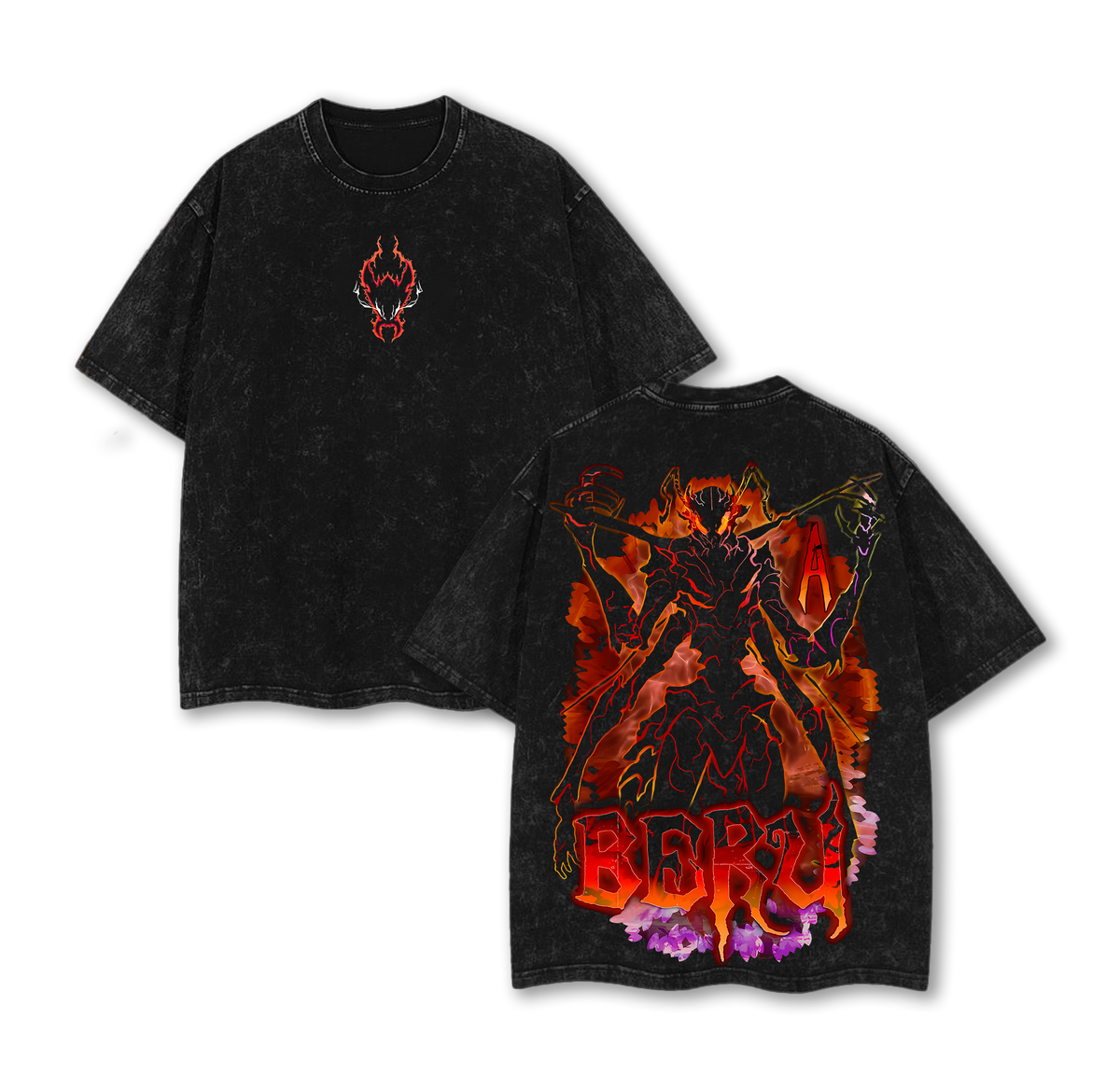 Beru - Solo Leveling Washed T-Shirt