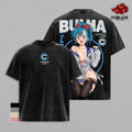 Bulma DBZ Capsule Corp Anime Vintage Washed Tee