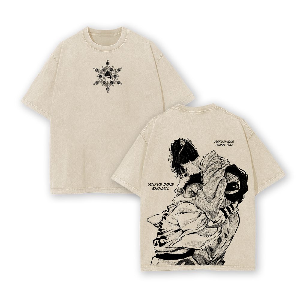 Akaza x Koyuki - Demon Slayer Infinity Castle Arc Washed T-Shirt
