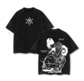 Akaza x Koyuki - Demon Slayer Infinity Castle Arc Washed T-Shirt