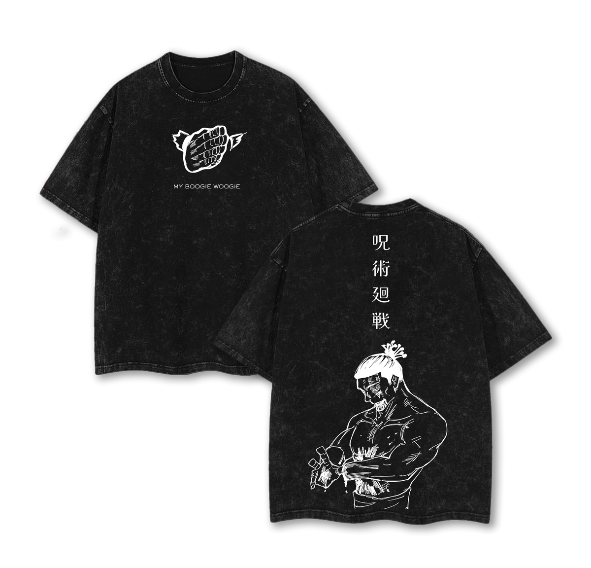 Todo Aoi JJK Jujutsu Kaisen Anime Vintage Washed Tee