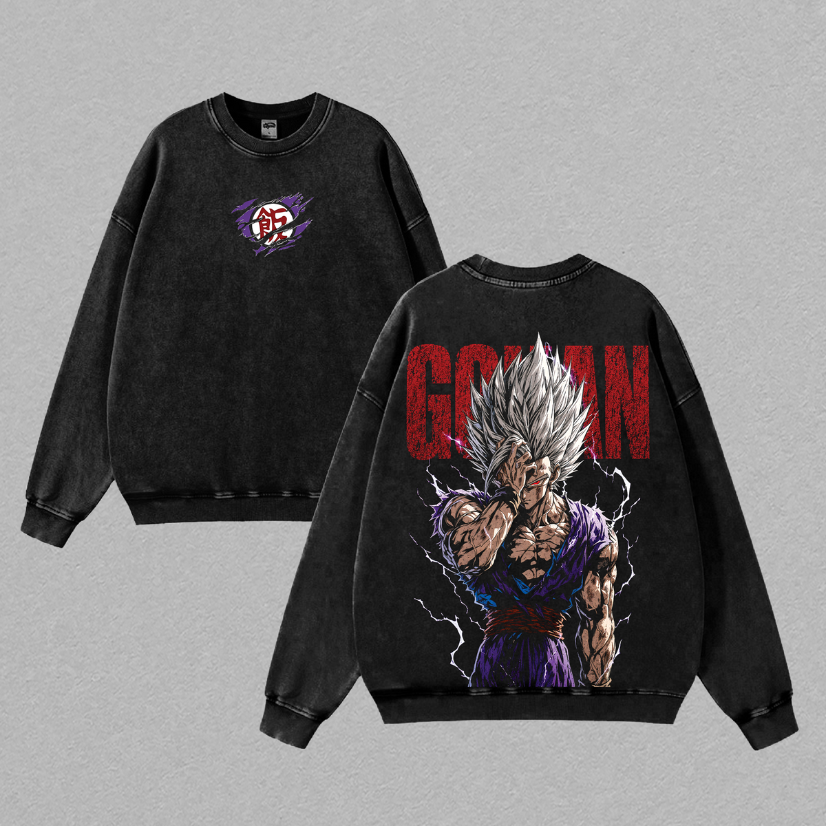 Gohann Beast Gohan DBZ Anime Vintage Washed Tee