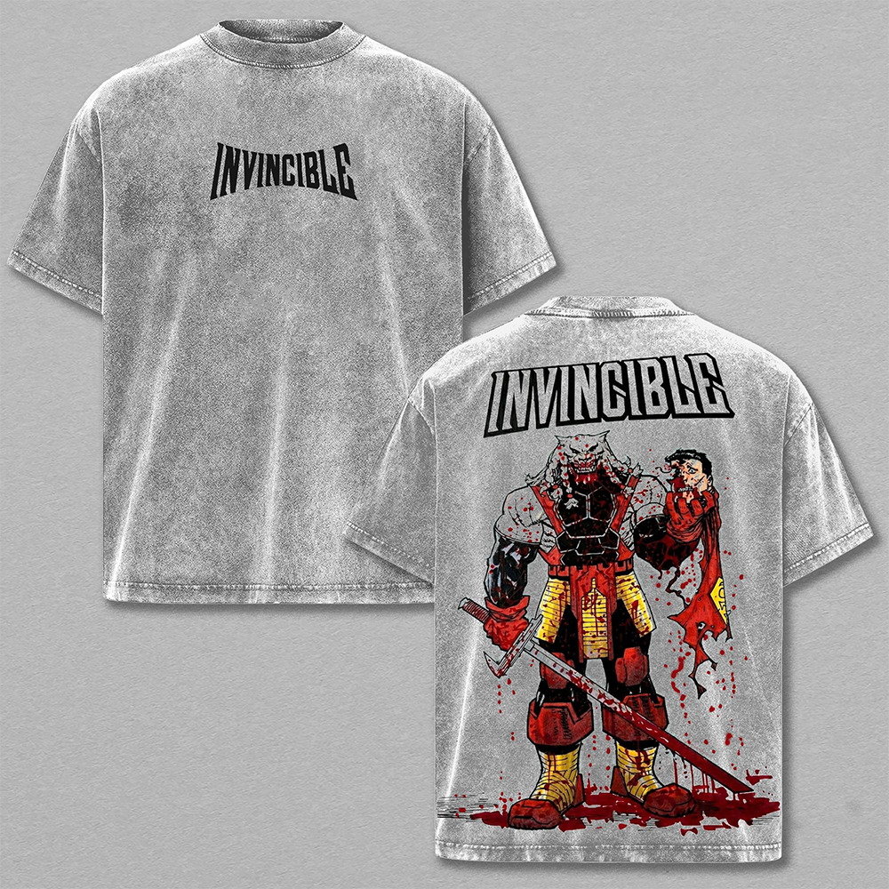 Battle Beast Invincible Vintage Washed Tee