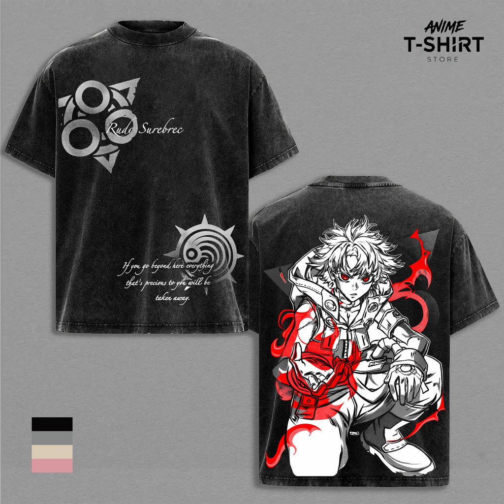 Rudo Gachiakuta Anime Vintage Washed Tee