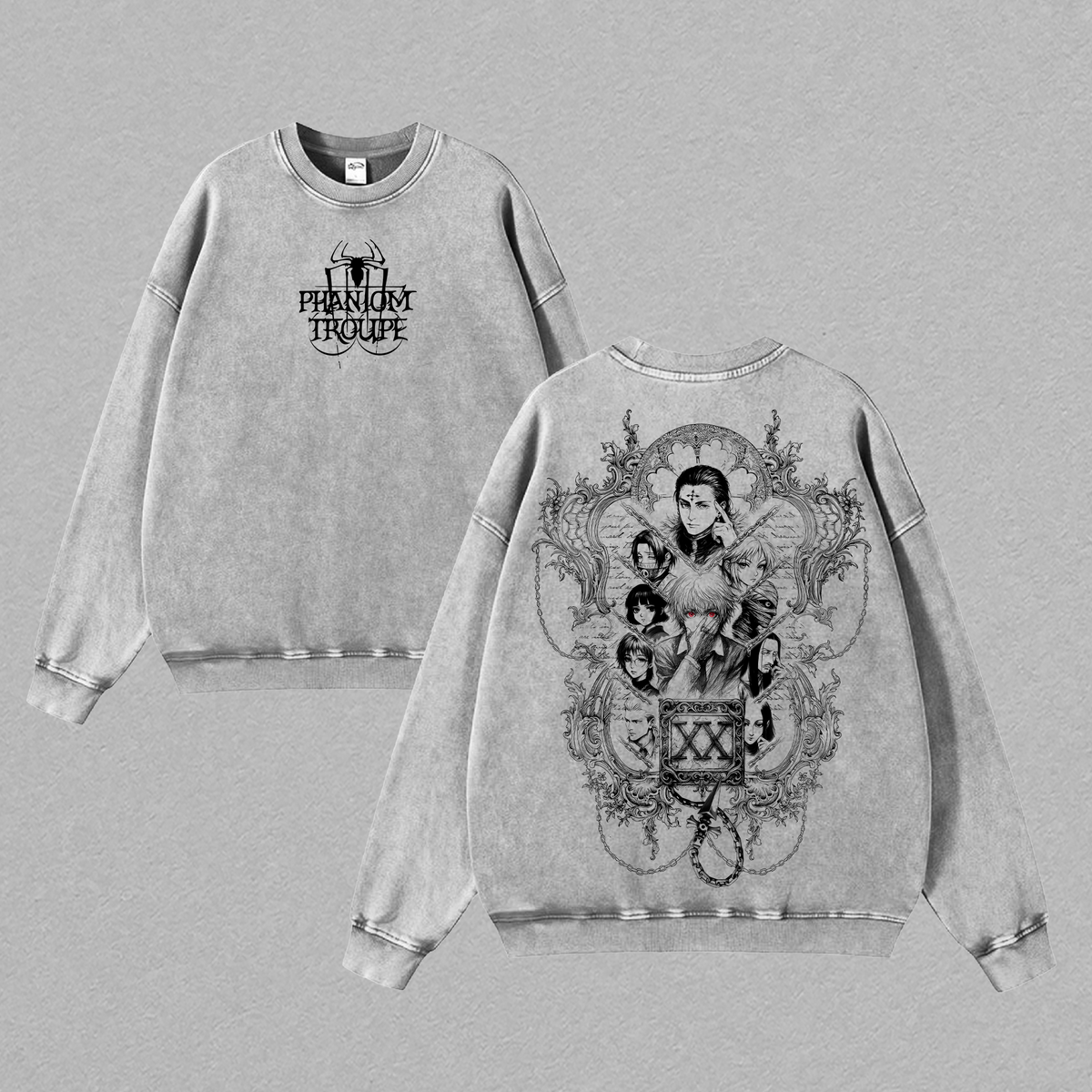 Phantom Troupe Hisoka Chrollo Shizuku Hunter x Hunter Anime Washed Tee