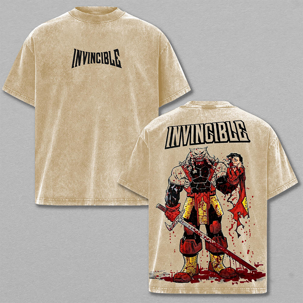 Battle Beast Invincible Vintage Washed Tee