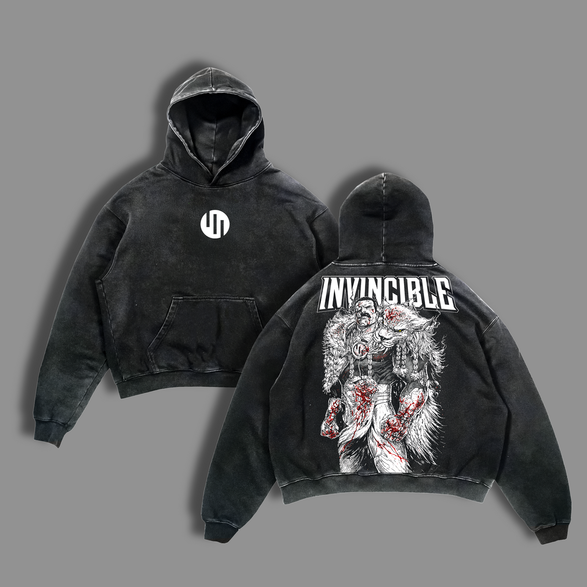 Thragg Invincible Viltrumite Empire Anime Vintage Washed Tee